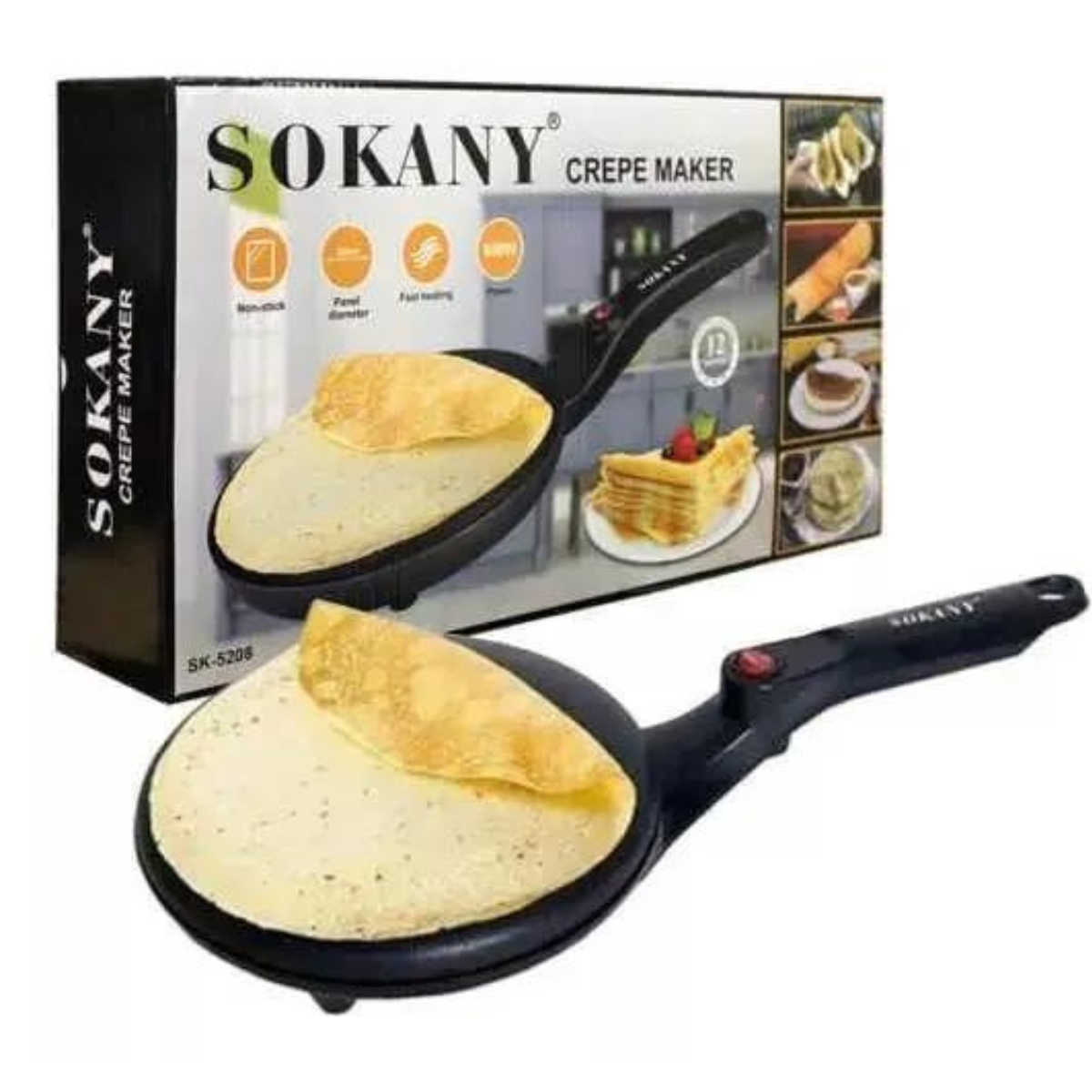 Crepera Eléctrica Automática Gourmet