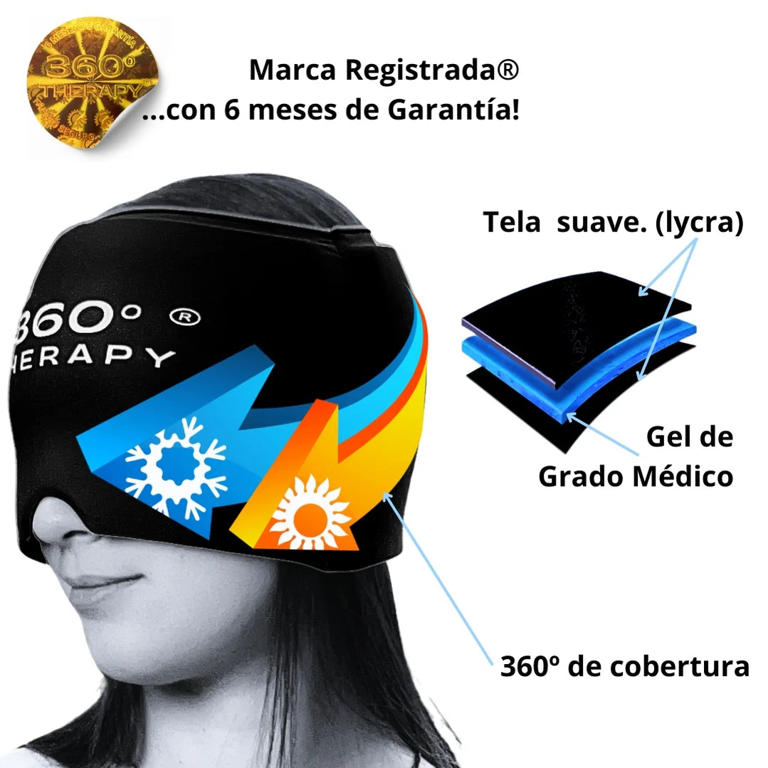 🧊🔥 Gorro Terapéutico de Gel 360° THERAPY®